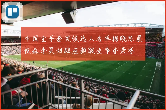 中国金手套奖候选人名单揭晓陈晨侯森李昊刘殿座颜骏凌争夺荣誉